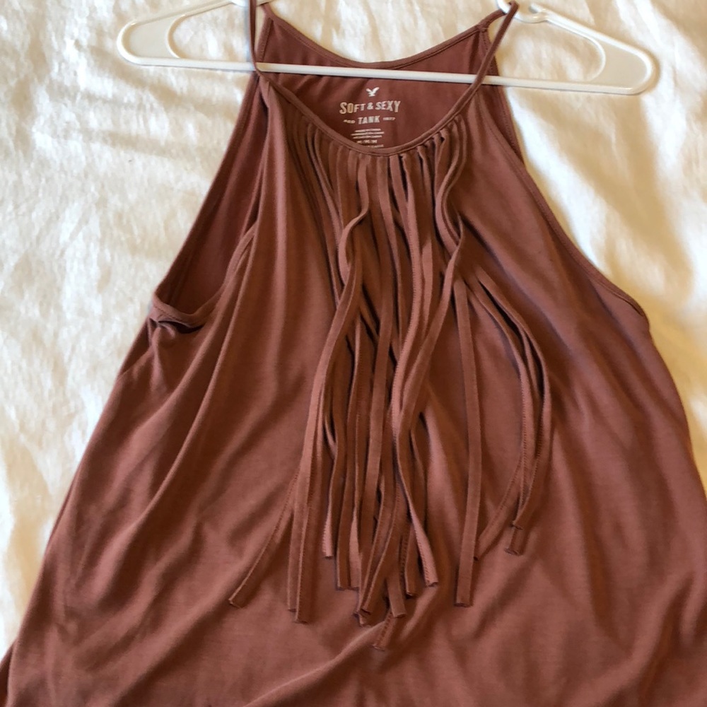 American Eagle fringe tank